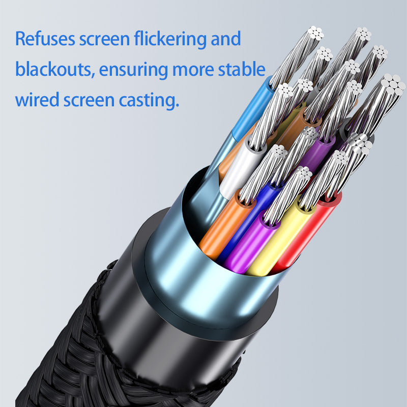 Type-C-HDMI Cable for iPhone 15 Series, etc