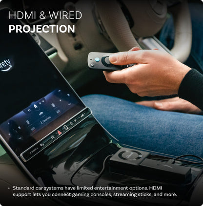 Car TV Mate Max - Wireless CarPlay & Android Auto with HDMI Multimedia